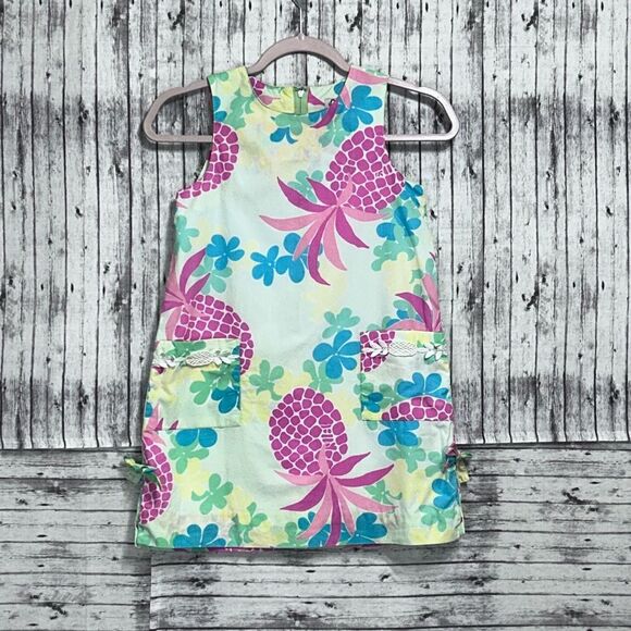 Vintage Lilly Pulitzer Little Lilly Classic Shift Dress Pineapple Playa - Picture 1 of 8
